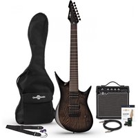 Harlem 7 Electric Guitar + 15W Amp Pack Trans Black