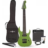 Harlem S 8-String Electric Guitar + 15W Amp Pack Slime Green