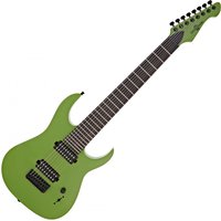 Harlem S 8-String Electric Guitar by Gear4music Slime Green