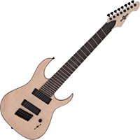 Harlem S 8-String Fanned Fret Guitar by Gear4music Natural - Nearly New