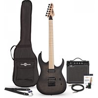 Harlem S Electric Guitar + 15W Amp Pack Trans Black