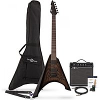 Harlem V Electric Guitar + 15W Amp Pack Trans Black