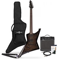 Harlem Z Electric Guitar + 15W Amp Pack Black