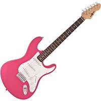 LA Electric Guitar by Gear4music Pink - Nearly New