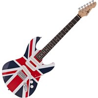 LA Electric Guitar by Gear4music Union Jack - Nearly New