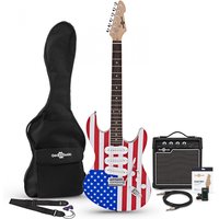 LA Electric Guitar + Amp Pack Stars and Stripes