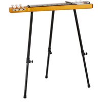 Lap Steel Guitar Slide and Stand by Gear4music Gold