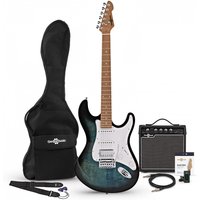 Read more about the article LA Select Electric Guitar HSS + Amp Pack Denim Burst