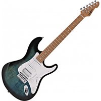 Read more about the article LA Select Electric Guitar HSS By Gear4music Denim Burst