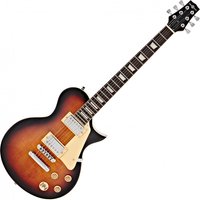 New Jersey Electric Guitar by Gear4music Tobacco Sunburst