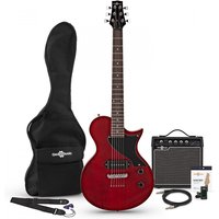 New Jersey Classic II Electric Guitar + Amp Pack Cherry Red