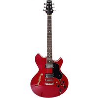 Read more about the article San Francisco Semi Acoustic Guitar by Gear4music Wine Red – Secondhand