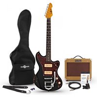 Seattle Select Legacy Electric Guitar + Tweed Amp Pack Vintage Black