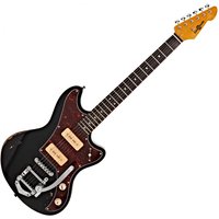 Seattle Select Legacy Electric Guitar by Gear4music Vintage Black