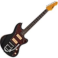 Read more about the article Seattle Select Legacy Electric Guitar by Gear4music Vintage Black