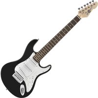 3/4 LA Electric Guitar by Gear4music Black - Nearly New