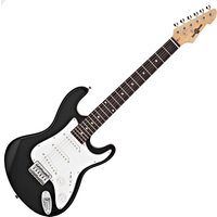 3/4 LA Electric Guitar by Gear4music Black