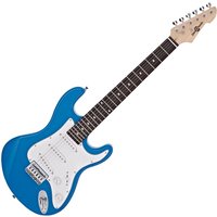 3/4 LA Electric Guitar by Gear4music Blue