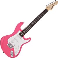 3/4 LA Electric Guitar by Gear4music Pink