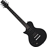 3/4 New Jersey Classic Left Handed Guitar by Gear4music Black