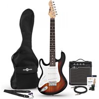 3/4 LA Left Handed Electric Guitar + Amp Pack Sunburst