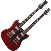 Brooklyn Double Neck Guitar by Gear4music - Nearly New