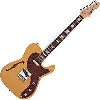 Knoxville Semi-Hollow Electric Guitar by Gear4music Butterscotch