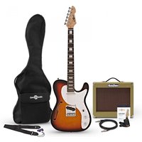 Knoxville Semi-Hollow Guitar and SubZero V35RG Amp Pack Sunburst