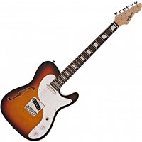 Knoxville Semi-Hollow Electric Guitar by Gear4music Sunburst