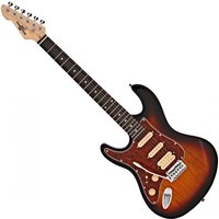 Read more about the article LA Select Left Handed Electric Guitar HSS by Gear4music Sunburst