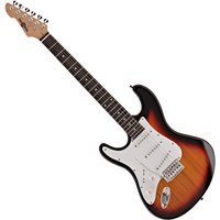 LA Left Handed Electric Guitar by Gear4music Sunburst