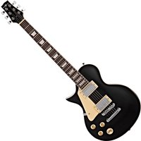 New Jersey Left Handed Electric Guitar by Gear4music Black