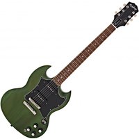 Read more about the article Epiphone SG Classic Worn P90s Worn Inverness Green