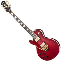 Epiphone Alex Lifeson Les Paul Custom Axcess Quilt Left-handed Ruby