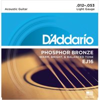 Read more about the article DAddario EJ16 Phosphor Bronze Light 12-53