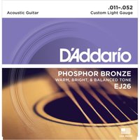 Read more about the article DAddario EJ26 Phosphor Bronze Custom Light 11-52