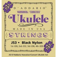 Read more about the article DAddario J53 Hawaii Concert Ukulele Strings Black