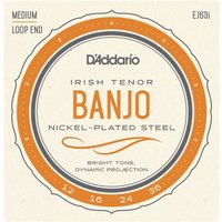 DAddario EJ63i Irish Tenor Banjo Nickel 12-36