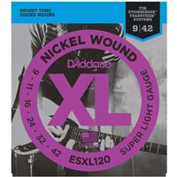 DAddario ESXL120 Ball End Electric Strings Super Light 9-42