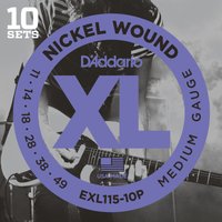 DAddario EXL115 Electric Strings 10 Pack