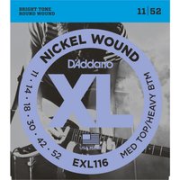 Read more about the article DAddario EXL116 Nickel Wound Medium Top/Heavy Bottom 11-52