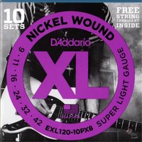 Read more about the article DAddario EXL120-10P Electric Strings 10 Pack