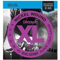 DAddario EXL120BT Nickel Wound Super Light Set 09-40