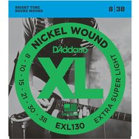 DAddario EXL130 Nickel Wound Extra-Super Light 08-38