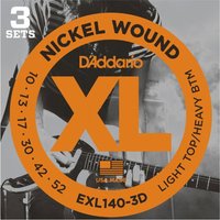 Read more about the article DAddario EXL140 Nickel Wound Light Top/Heavy Bottom 10-52 x 3 Pack