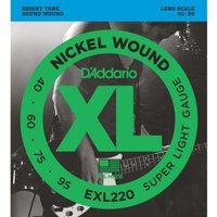 Read more about the article DAddario EXL220 Bass Guitar Strings Super Light 40-95 Long Scale