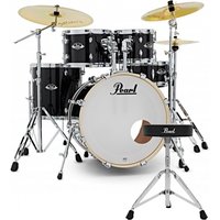 Pearl Export 20 Fusion Drum Kit w/Free Stool Jet Black