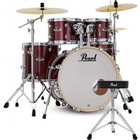 Pearl Export 20 Fusion Drum Kit w/Free Stool Cherry Glitter