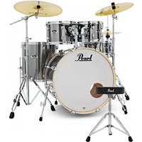 Pearl Export 22 Rock Drum Kit w/Free Stool Smokey Chrome