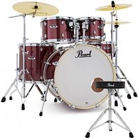 Pearl Export 22 Rock Drum Kit w/Free Stool Cherry Glitter